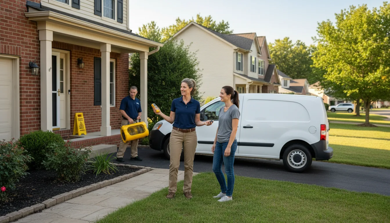 Water restoration image for Water Damage & Restoration Services in Mendon, UT